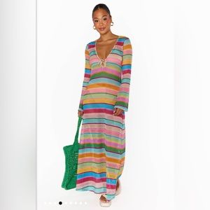 Show Me Your MuMu Multi Color Beach Cover Up